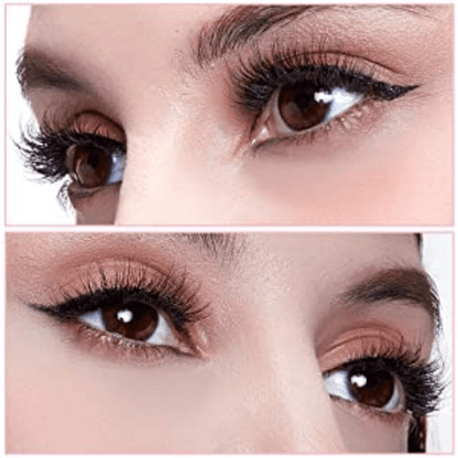 12 Pair Wispy 3D Mink Lashes - 11mm Natural Looking, Fluffy, Handmade, Reusable False Eyelashes for Daily Wear