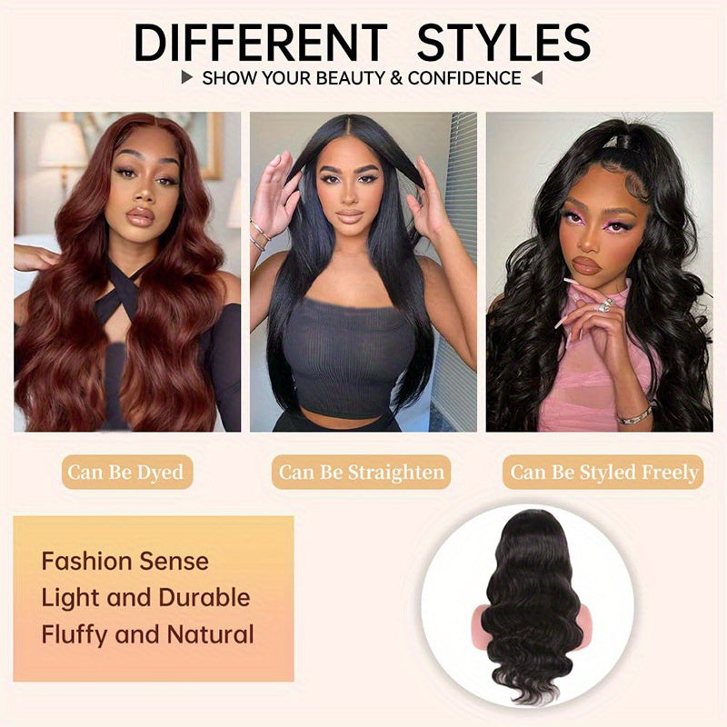 250% Density Bye Bye Knots Wig Glueless Wigs Human Hair Pre Plucked Pre Cut 13x4 HD Lace Closure Wigs Human Hair Body Wave Lace Front Wigs Human Hair For Women Put On And Go Wig