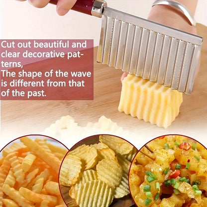 Versatile Stainless Steel Peeler - Ergonomic, Durable & Easy-Clean for Fruits, Vegetables & More