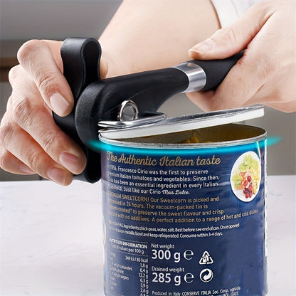 1pc Multifunctional Stainless Steel Can Opener - Easy to Use, Quick, Effortless, and Convenient Kitchen Tool for Opening Cans of Various Sizes