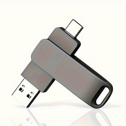 Large Capacity 2TB USB Flash Drive Type-C Dual Interface Mobile Phone and Computer Dual-use Compatible with Most Electronic Devices - Plug and Play Reading and Writing Speed Efficient Transfer Thumb Drive 2TB Memory Stick 200