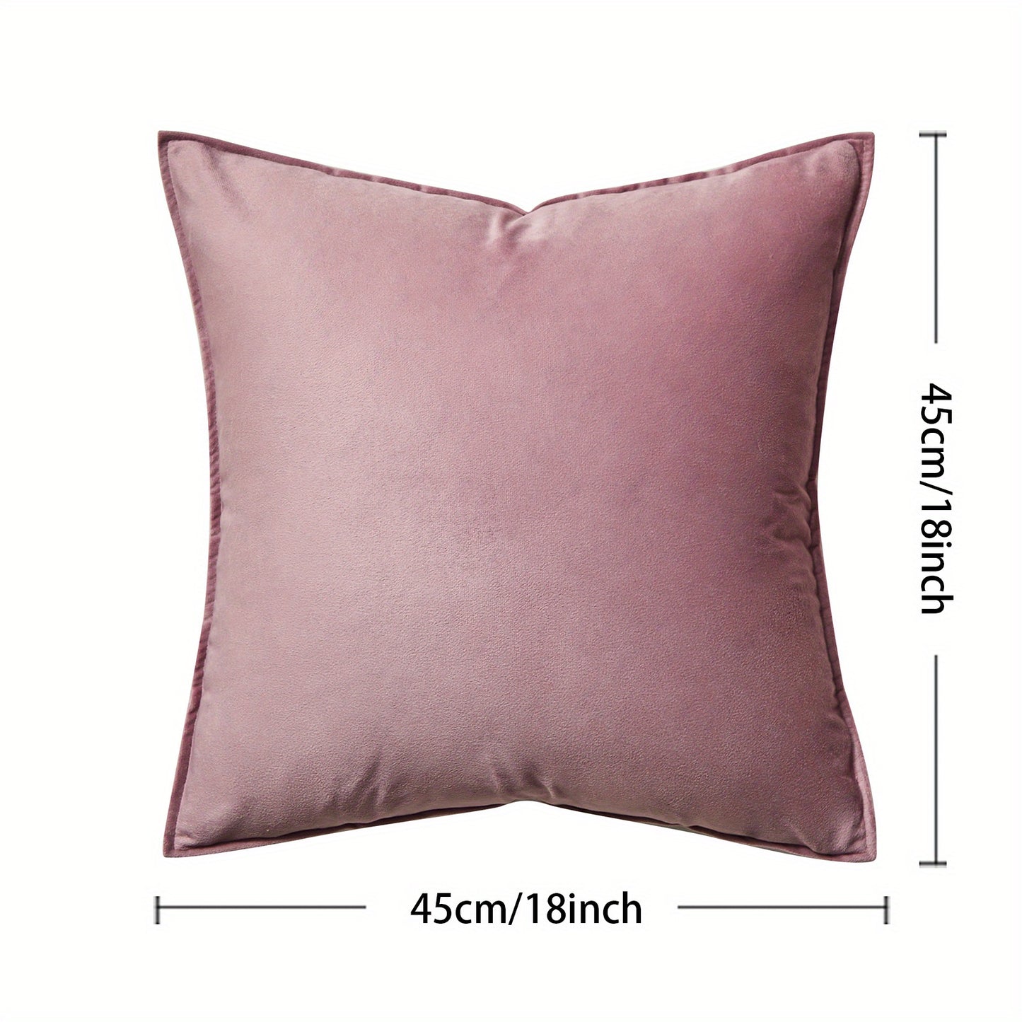 4 Pieces Pillow Sham Covers, Velvet Throw Pillow Covers for Couch Sofa Living Room, Soft Country Bed Pillows Decorative