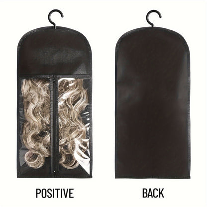 6pcs Wig Storage Bags with Hangers - Durable Hair Extension Organizer for Multiple Wigs & Accessories