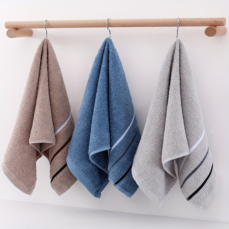 3pcs Luxurious Soft & Absorbent Towels - Perfect For Adults In The Home, Christmas And Halloween Gift