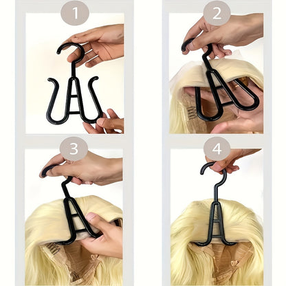 6pcs Wig Storage Bags with Hangers - Durable Hair Extension Organizer for Multiple Wigs & Accessories