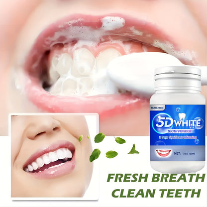 1pc Professional Teeth Whitening Powder - Natural Breath Freshener, Deep Cleaning, Plaque Remover, Anti-Cavity, and Gentle on Gums for Daily Oral Care - For a Brighter, Healthier Smile