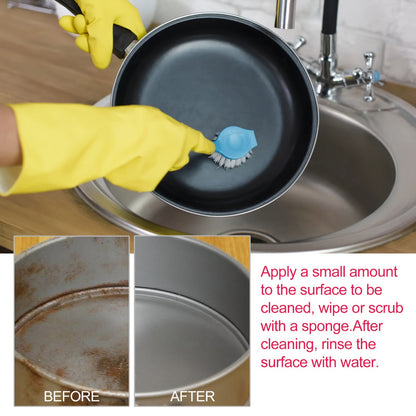 RV Kitchen Deep Cleaner - Multi-Functional Interior Cleaner for Stoves, Range Hoods, Pot Bottoms, and Sinks - Removes Rust, Grease, and Tough Stains Efficiently with Easy Scrubbing Action