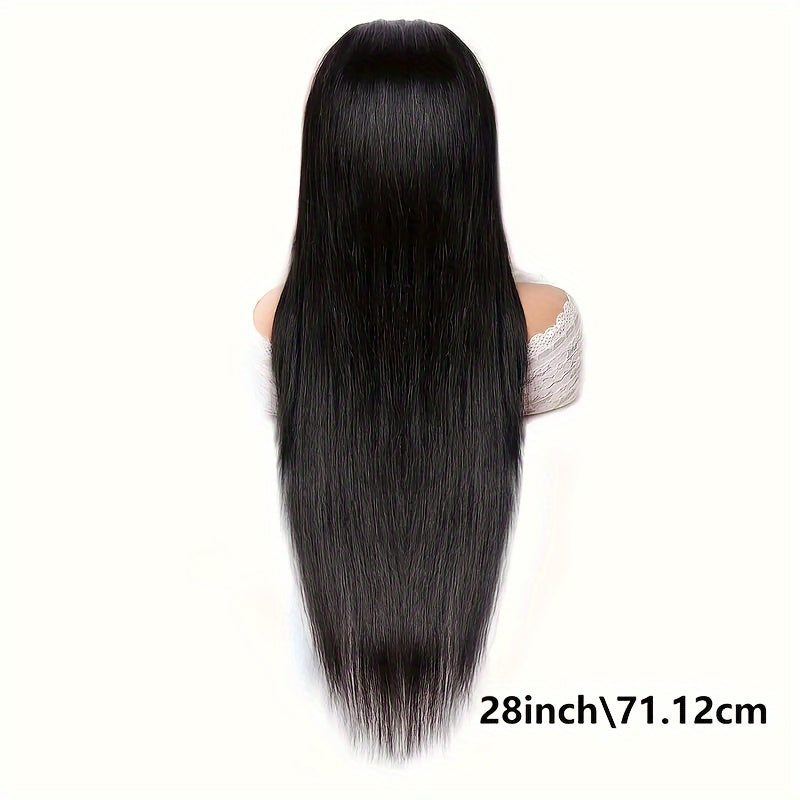 5x5 HD Lace Put On And Go Glueless Closure Wigs Human Hair Straight Human Hair Pre Plucked Pre Cut No Glue 3 Seconds To Wear Glueless Wig Transparent Lace Front Wigs Human Hair Wig For Women Pre Bleached Knots 180 Density