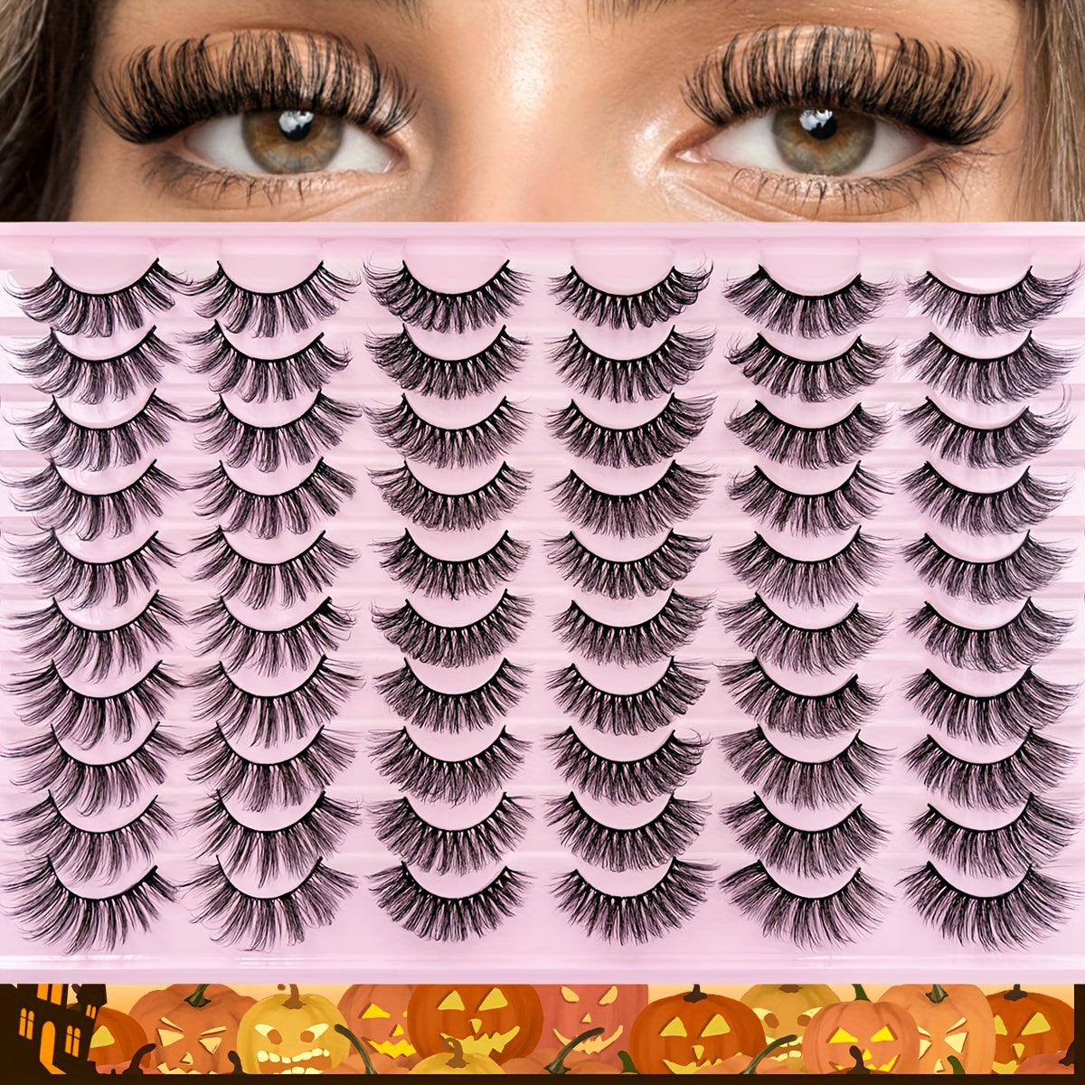 30 Pairs Of 3D Imitation Mink Fur, Naturally Crossed False Eyelashes Handmade, Dense Curly Eyelashes Artificial Mink Fur, Hot Selling Makeup Tool, Non-irritating To The Eyes, Reusable Mixed Styles, 16mm, 20mm, Suitable For Va